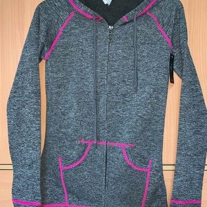 Sexy active hooded jacket